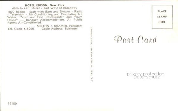 New York City Hotel Edison – Bild 2