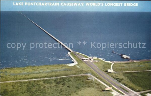 New Orleans Louisiana Lake Pontchartrain Causeway