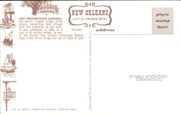 New Orleans Louisiana Lake Pontchartrain Causeway – Bild 2