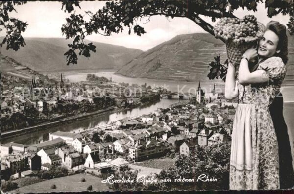Bingen Rhein Blick auf den Rhein