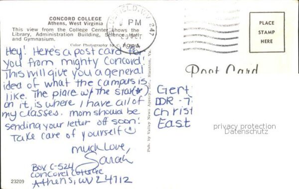 Athens West Virginia Concord College – Bild 2