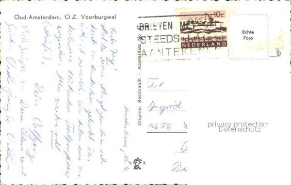 Amsterdam Niederlande Voorburgwal – Bild 2