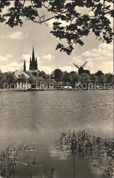Werder Havel Kirche und Mühle