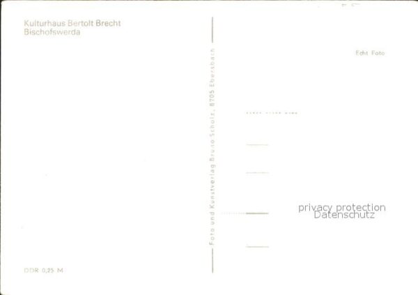Bischofswerda Kulturhaus Bertholt Brecht – Bild 2