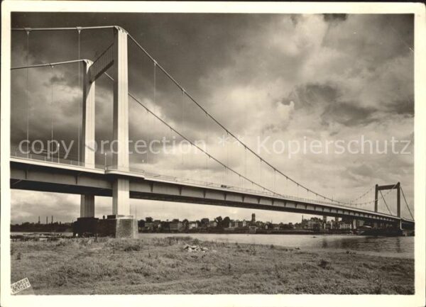 Koeln Rhein Köln Mühlheimer Hängebrücke