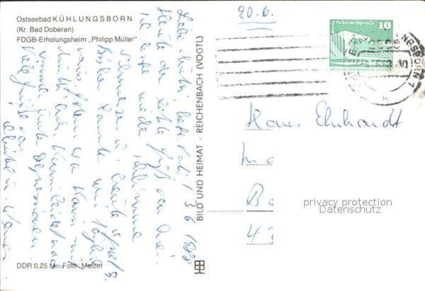 Kuehlungsborn Ostseebad Erholungsheim Philipp Müller – Bild 2