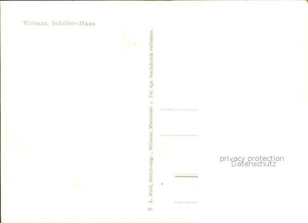 Weimar Thueringen Schiller - Haus – Bild 2
