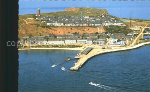 Helgoland Landungsbrücke mit Unter und Oberland F
