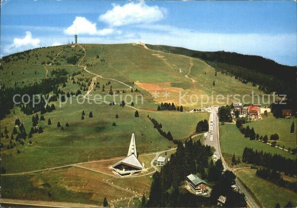 Feldberg Schwarzwald Panorama Fliegeraufnahme
