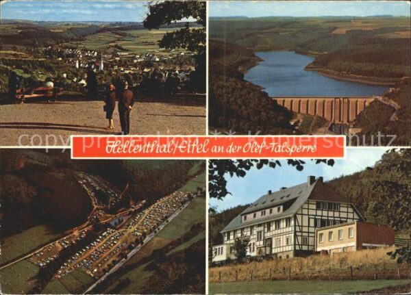 Hellenthal Eifel Olef Talsperre Fliegeraufnahme Fachwerk