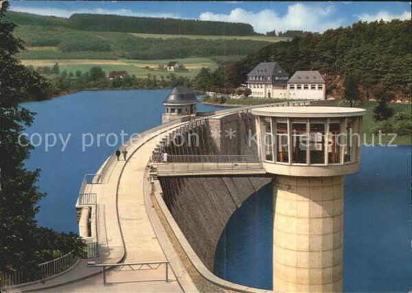 Listertalsperre Lister Staumauer Biggetalsperre
