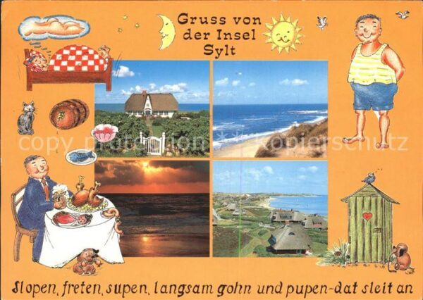 Insel Sylt Strand Reethäuser Sonnenuntergang Karik