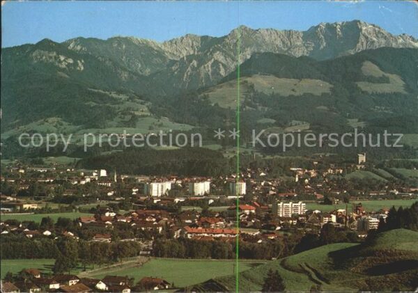 Sonthofen Oberallgaeu mit Daumengruppe