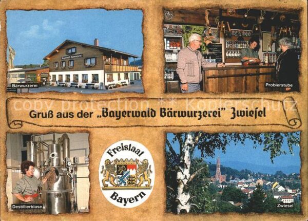 Zwiesel Niederbayern Bayerwald Bärwurzerei Probierstube Dest