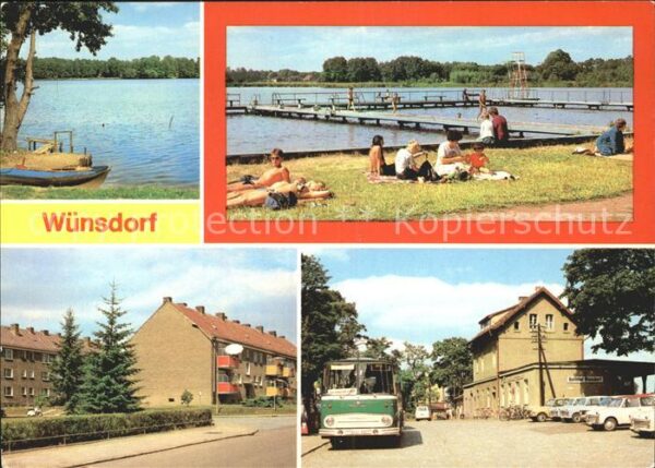 Wuensdorf Wünsdorfer See Badestrand AWG Bahnhof