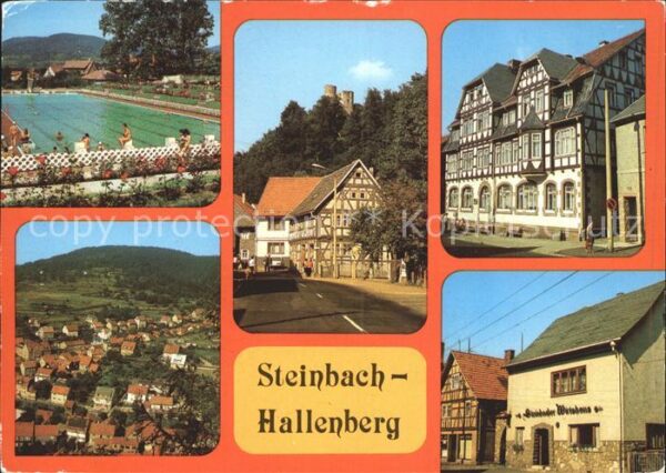 Steinbach-Hallenberg Schwimmbad Hallenburg FDGB Erholungshei