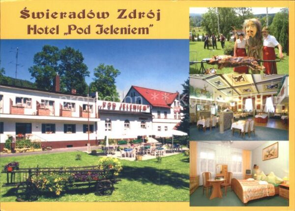 Swieradow Zdroj Bad Flinsberg Hotel Pod Jeleniem Grillplatz Gastraum