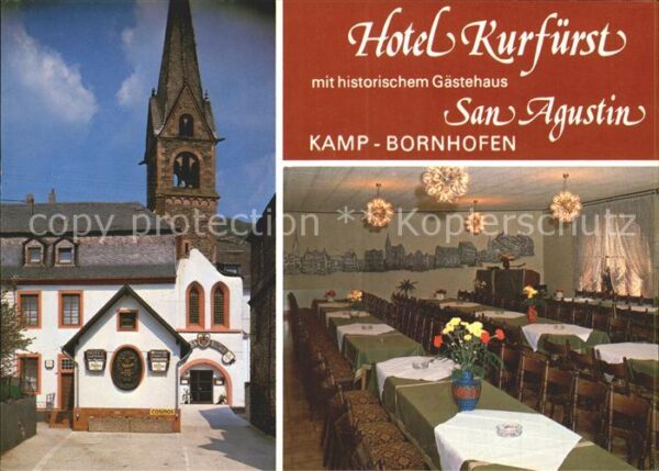 Kamp-Bornhofen Hotel Kurfürst mit historischem Gästeha