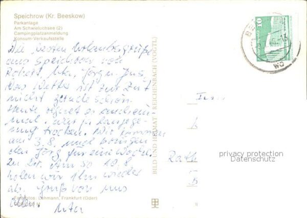 Speichrow Parkanlage Schwielochsee Campingplatz K – Bild 2