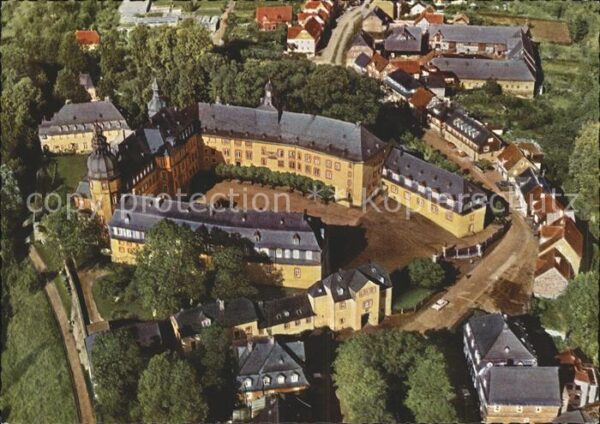 Bad Berleburg Fürstliches Schloss Fliegeraufnahme