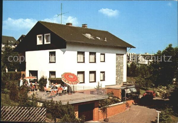 Altenau Harz Haus Schau ins Land Terrasse