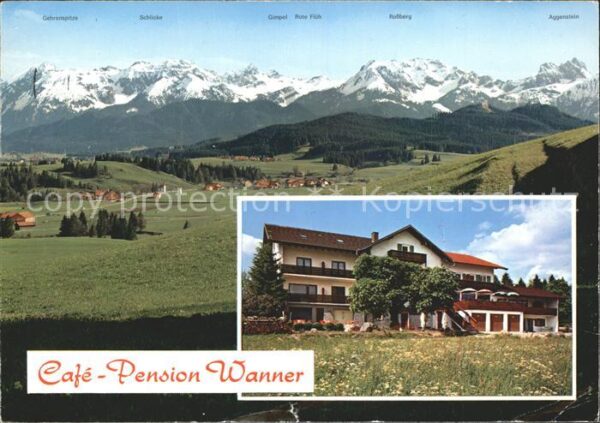 Rueckholz Cafe Pension Wanner Alpenpanorama