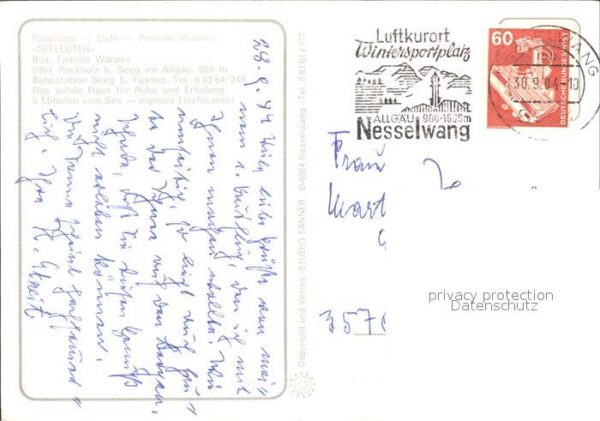 Rueckholz Cafe Pension Wanner Alpenpanorama – Bild 2