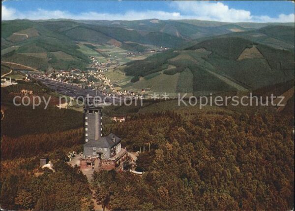 Hohe Bracht Aussichtsturm Dt Hochwildschutzparke Sc