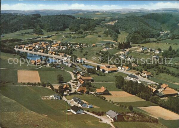 Nieder-Werbe am Edersee Fliegeraufnahme