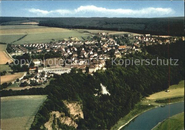 Fuerstenberg Weser Fliegeraufnahme