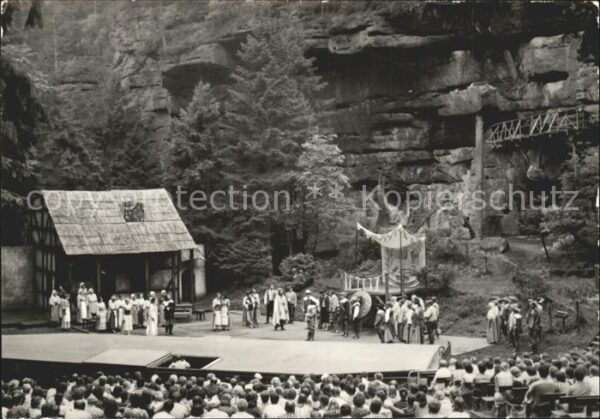 Rathen Saechsische Schweiz Felsenbühne