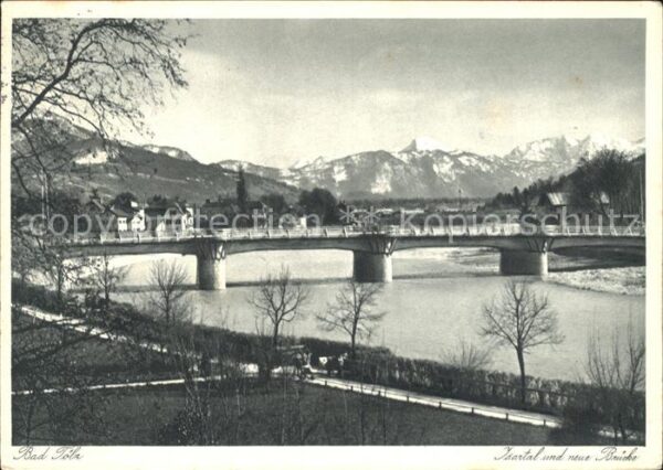 Bad Toelz Isartal und neue Brücke