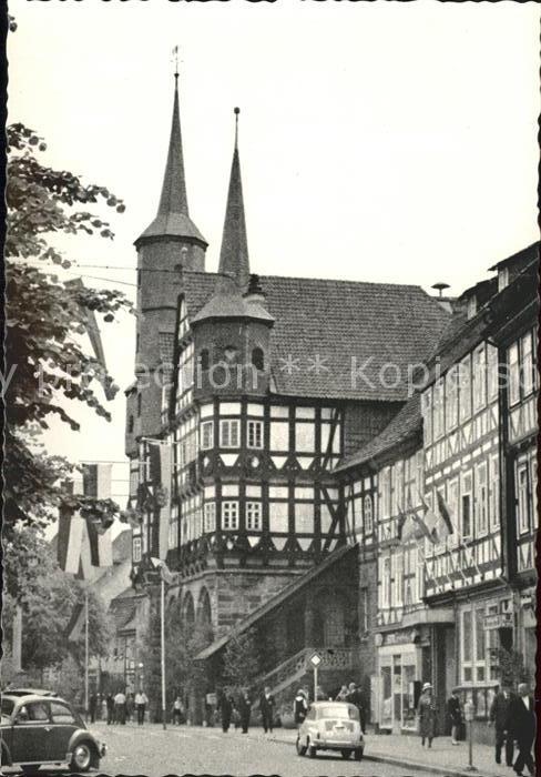 Duderstadt Rathaus mit Mariensäule