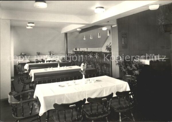 Oberhof Thueringen Interhotel Panorama Cafe Bellevue