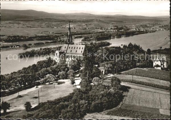 Bingen Rhein Rochuskapelle Fliegeraufnahme
