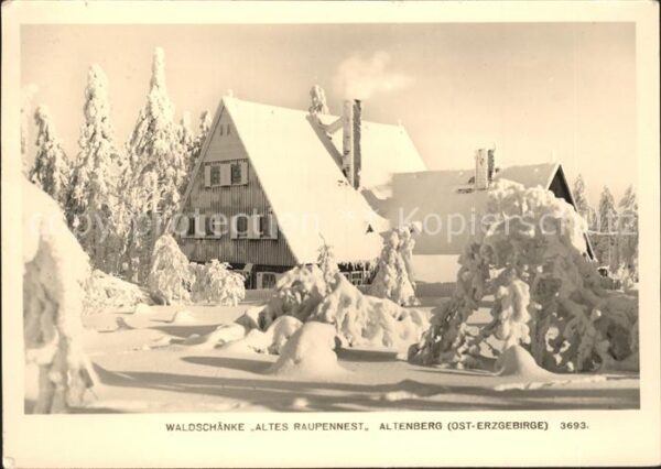 Altenberg Erzgebirge Waldschänke Altes Raupennest