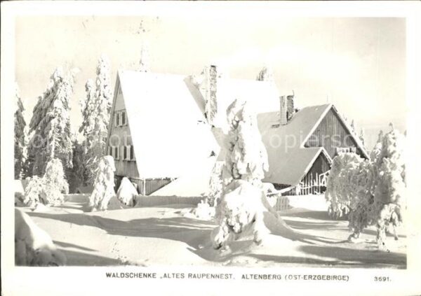 Altenberg Erzgebirge Waldschenke Altes Raupennest