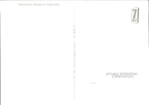 Stuttgart Konzerthaus Stuttgarter Liederhalle – Bild 2