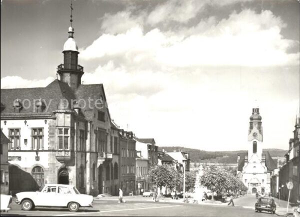 Adorf Vogtland Thälmannplatz Kirche