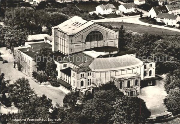 Bayreuth Festspielhaus Fliegeraufnahme