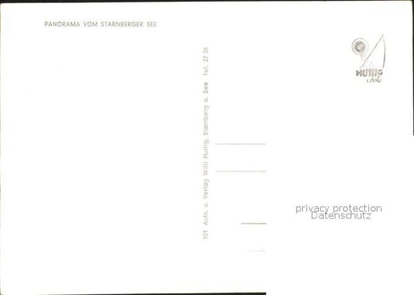 Starnbergersee Panoramakarte – Bild 2