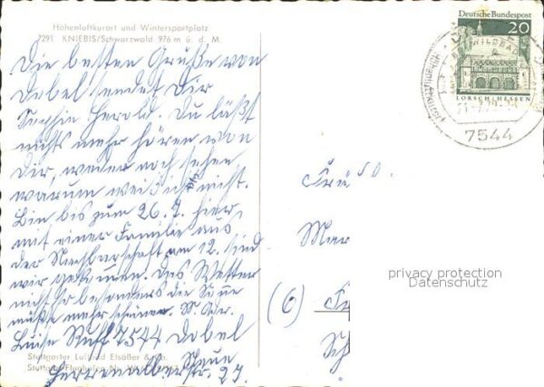 Kniebis Freudenstadt Fliegeraufnahme – Bild 2