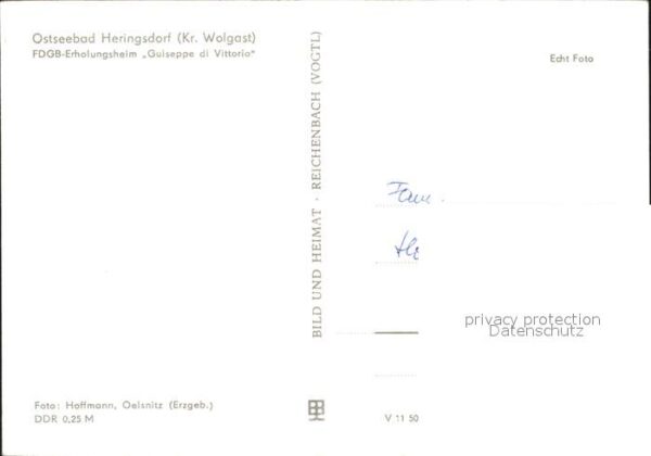 Heringsdorf Holstein FDGB Erholungsheim Guiseppe di Vittorio – Bild 2