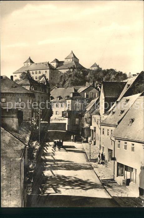 Augustusburg Dorfpartie Schloss