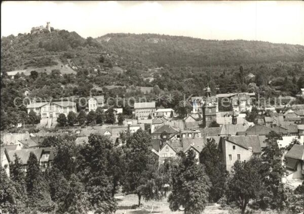 Bad Blankenburg Ortsansicht und Burg