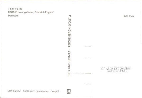 Templin FDGB Erholugsheim Friedrich Engels Dach – Bild 2