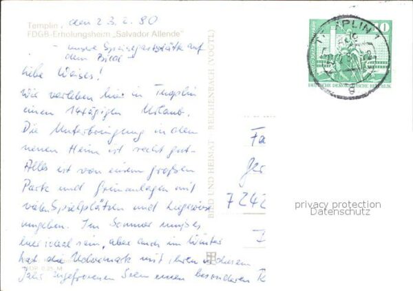 Templin FDGB Erholungsheim Salvador Allende – Bild 2
