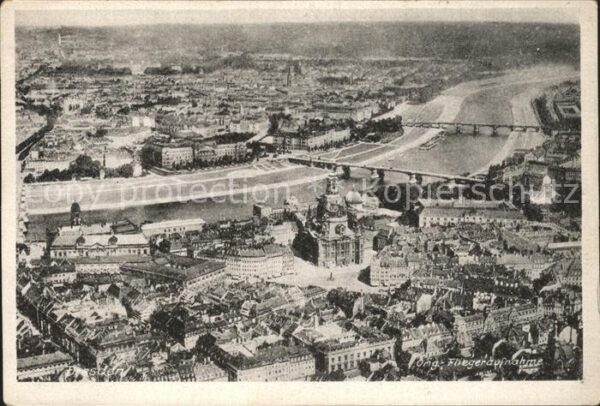 Dresden Fliegeraufnahme