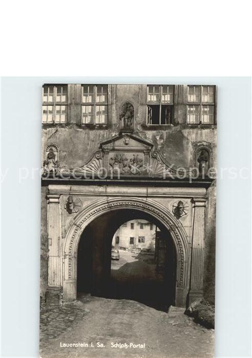 Lauenstein Erzgebirge Schloss Portal