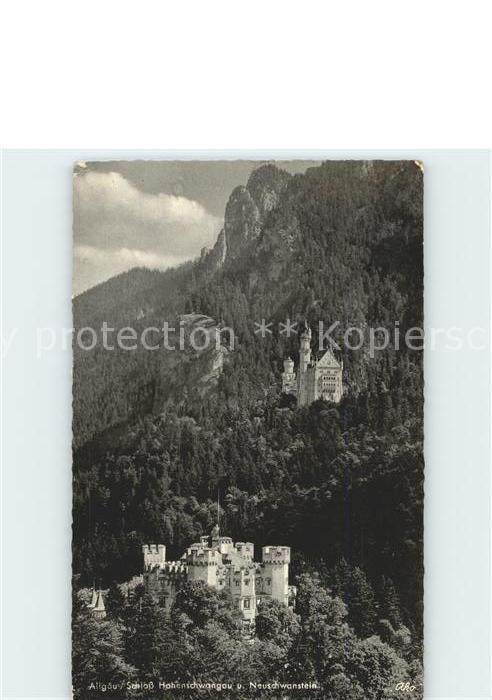 Hohenschwangau Schloss Hohenschwangau und Neuschwanste